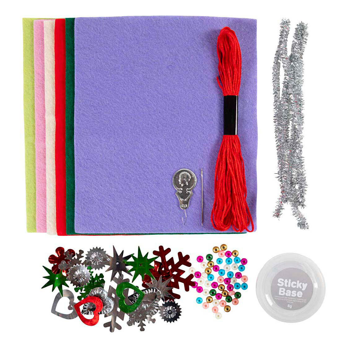 Creativ company https: www.cchobby.nl mini-hobbyset-decoratie-vilten-kerstdecoraties-diverse-kleuren-1-doos