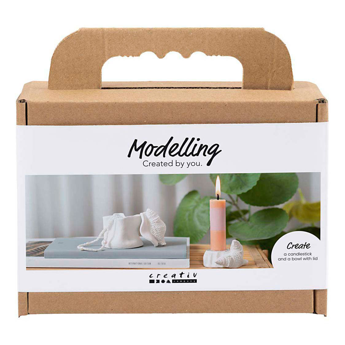 Creativ company https: www.cchobby.nl mini-hobbyset-boetseren-kandelaar-met-schelpen-off-white-1-doos