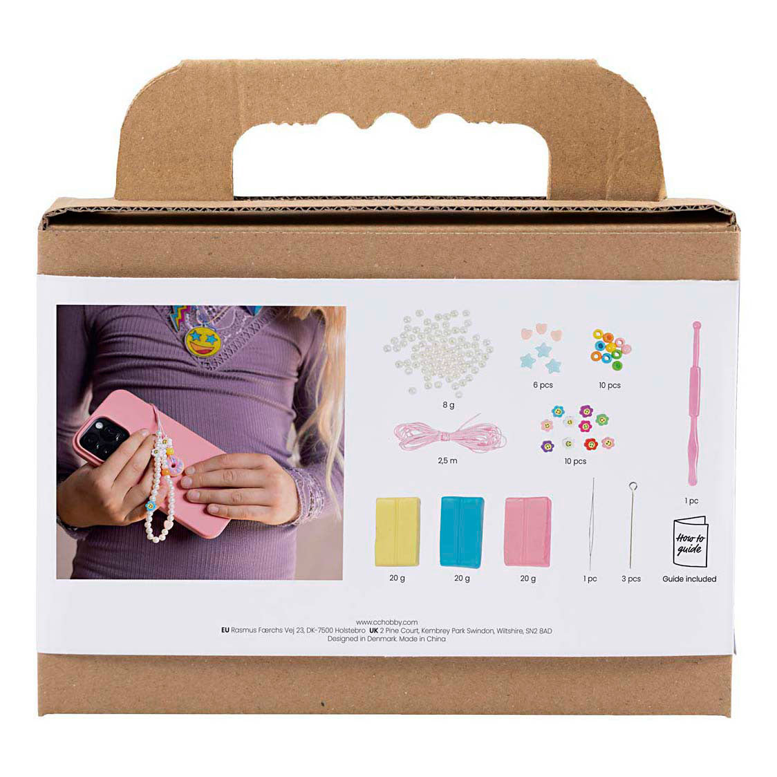Creativ company https: www.cchobby.nl mini-hobbyset-boetseren-mobiele-bedel-diverse-kleuren-1-doos