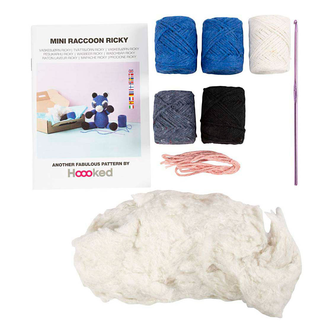 Creativ company https: www.cchobby.nl hobbyset-amigurumi-wasbeer-zwart-blauw-1-doos