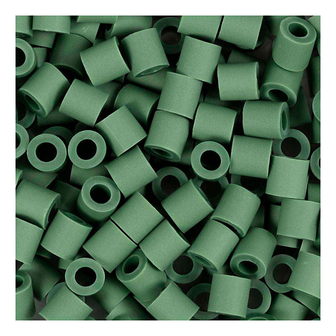 Creativ company https: www.cchobby.nl biobeads-van-nabbi-afm-5x5-mm-gatgrootte-2-5-mm-medium-donkergroen-1000-stuk-1-doos