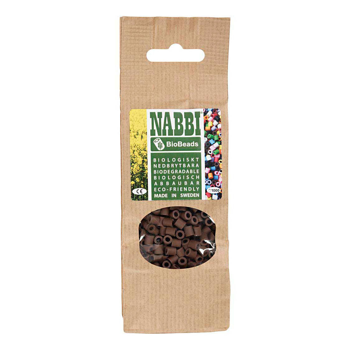 Creativ company https: www.cchobby.nl biobeads-van-nabbi-afm-5x5-mm-gatgrootte-2-5-mm-medium-bruin-1000-stuk-1-doos
