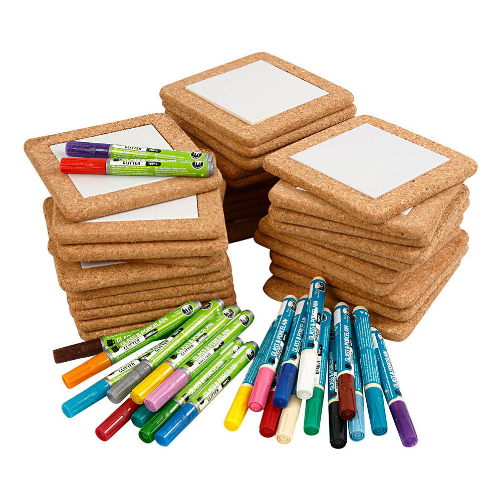 Creativ company https: www.cchobby.nl groepsset-onderzetters-beschilderen-afm-15-5x15-5-cm-diverse-kleuren-1-set