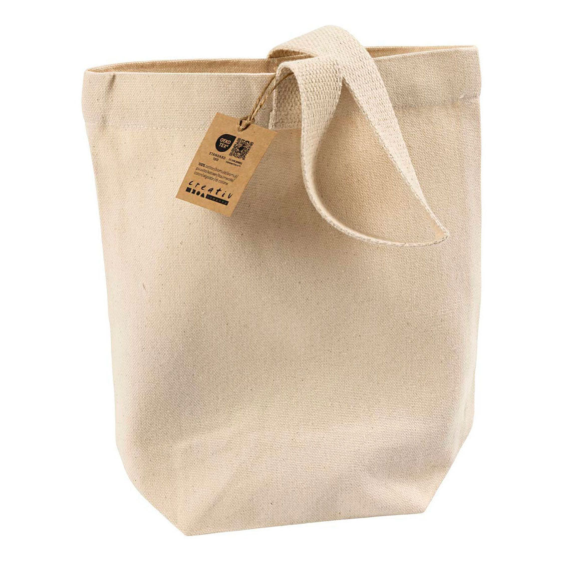 Creativ company https: www.cchobby.nl kleine-stoffen-tas-h-26-cm-d-9-5-cm-b-23-cm-licht-naturel-1-stuk