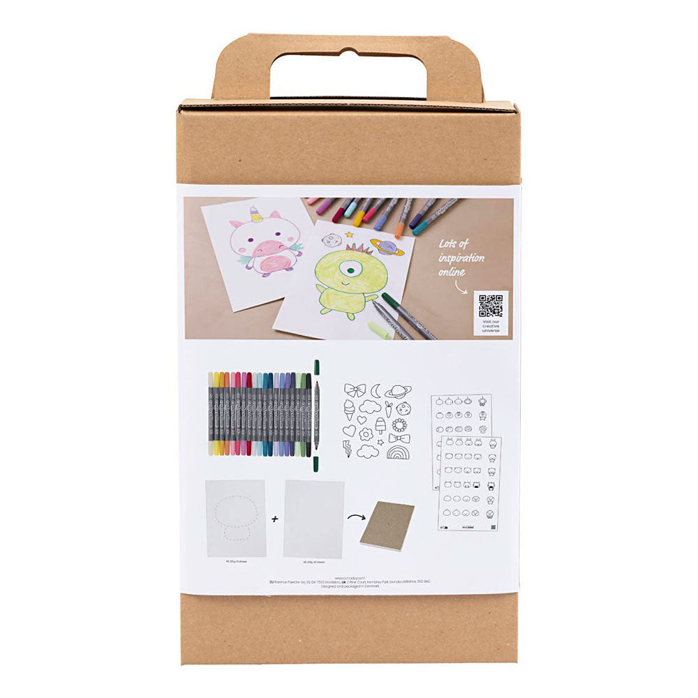 Creativ company https: www.cchobby.nl hobbyset-tekenen-gemengde-figuren-pastelkleuren-1-doos