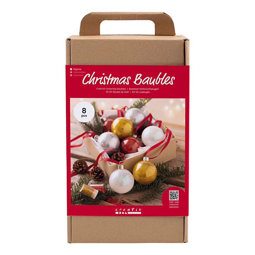 Creativ company https: www.cchobby.nl hobbyset-kerstballen-glitter-1-doos