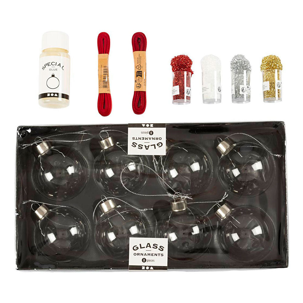 Creativ company https: www.cchobby.nl hobbyset-kerstballen-glitter-1-doos