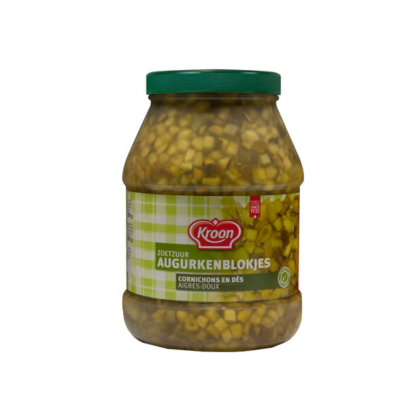 Kroon-oil kroon augurkenblokjes (2400ml)