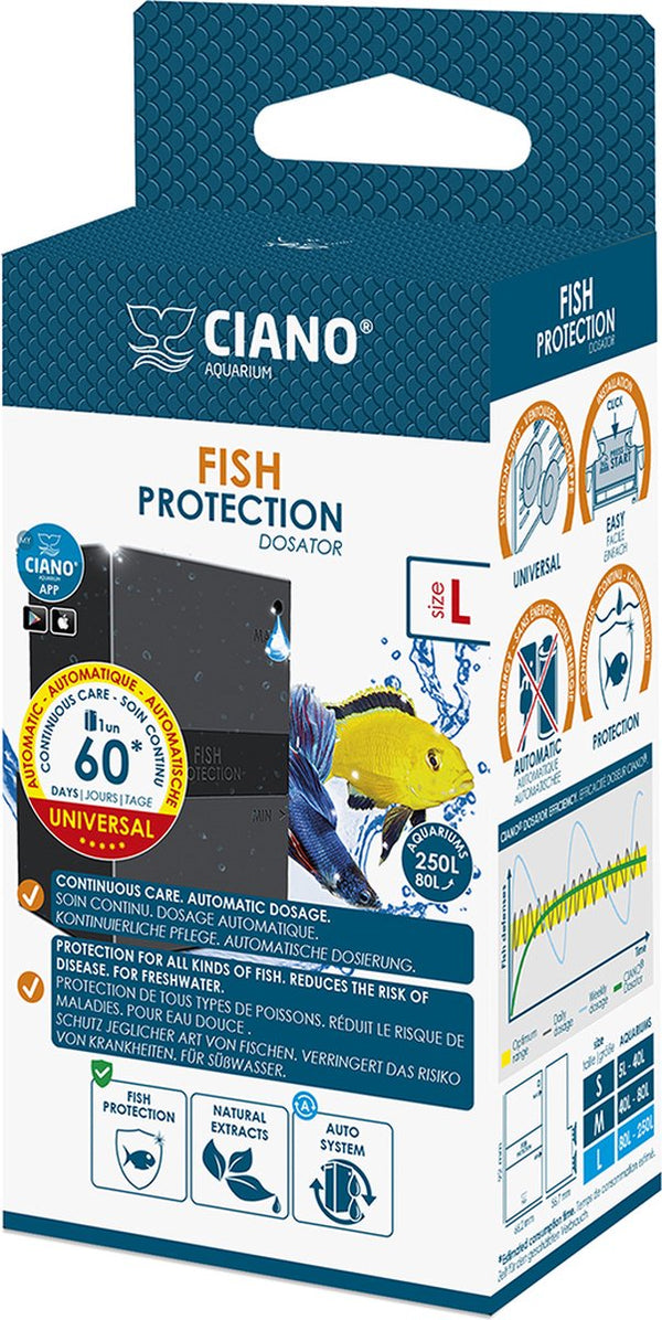Ciano - aquariumstofzuiger - vissen - fish protection dosator xl - 7x5,5x15cm - 1st