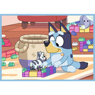 Trefl puzzel 4 in 1 bluey 12+15+20+24 stukjes | 2 stuks