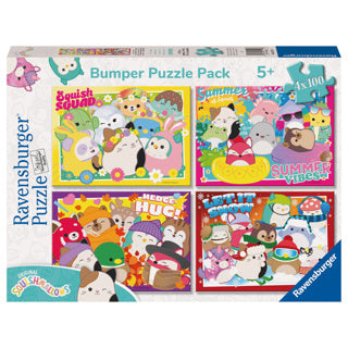 Ravensburger puzzel squishmallows 4 in 1 100 stukjes