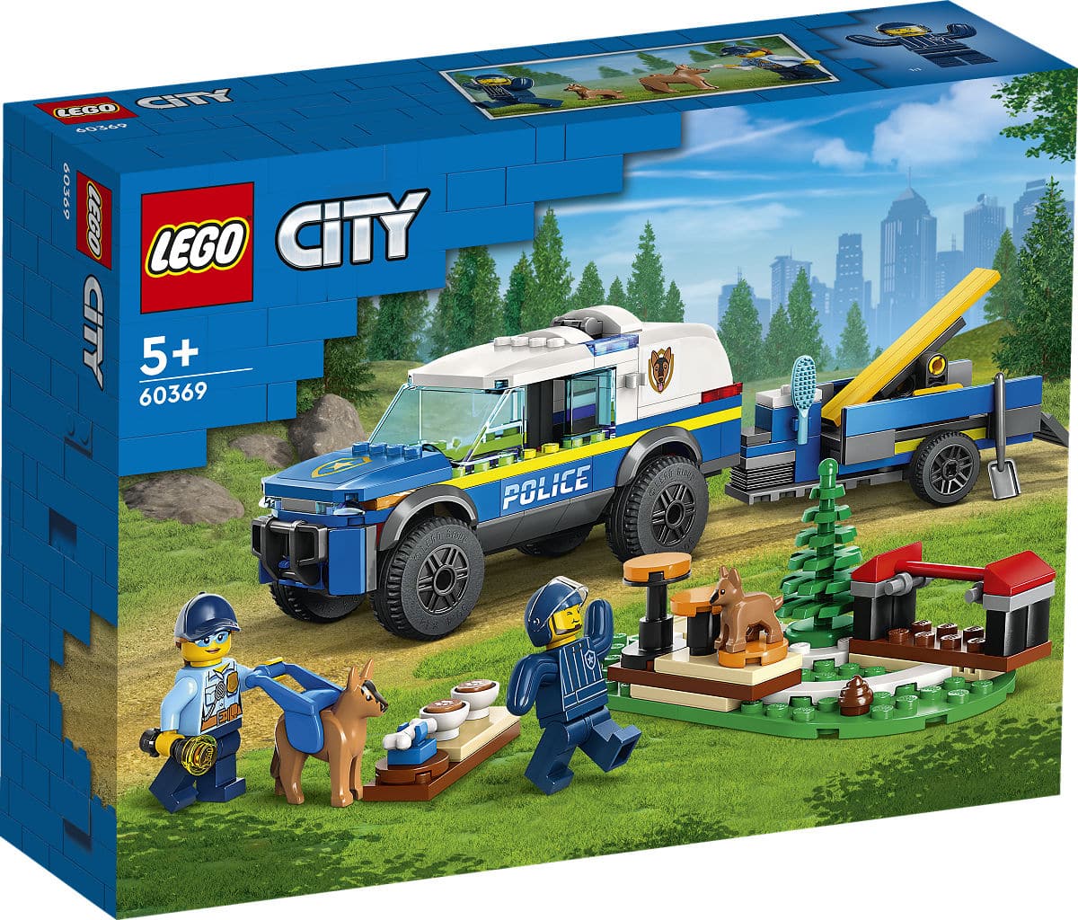 Lego city - 60369 mobiele trainingsset voor politiehonden