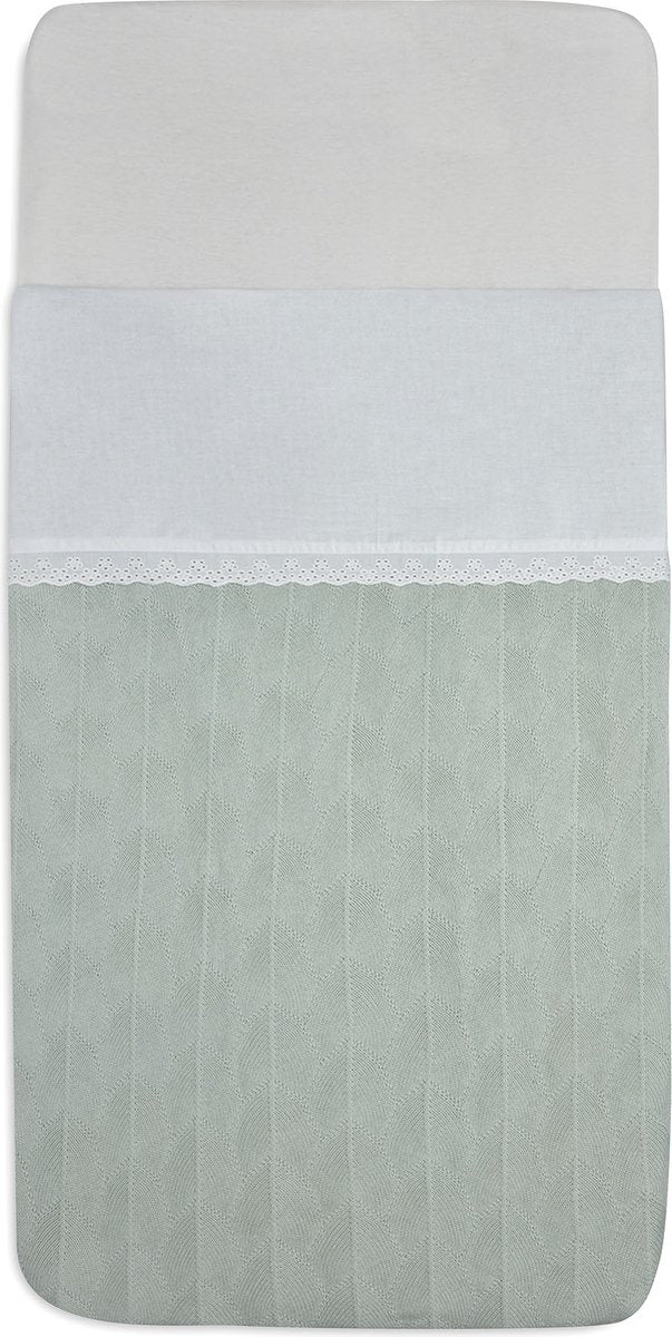 Jollein baby laken wieg 75x100cm lace ivory