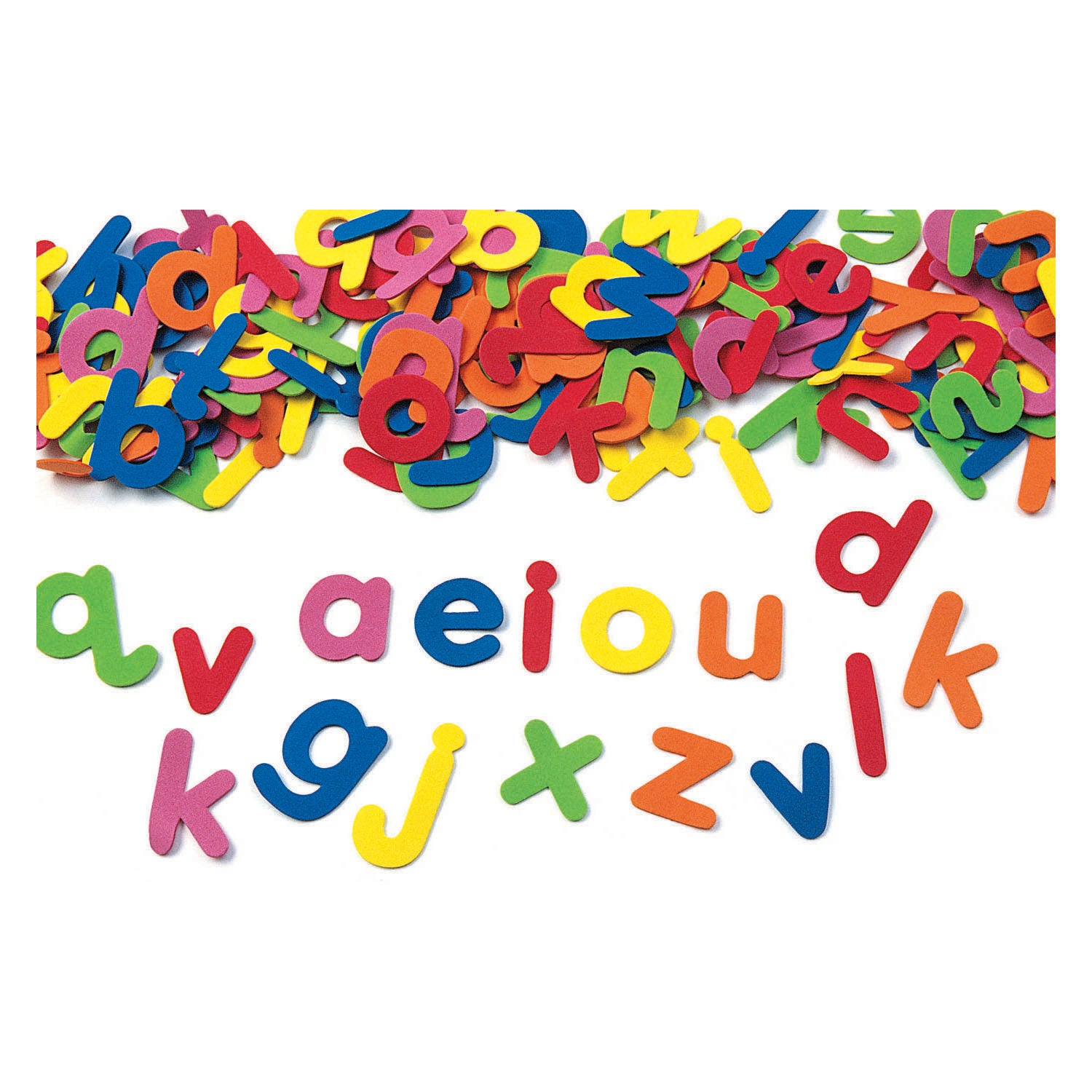 Kleuringen vaste Foam Letters Alfabet, Set van 380