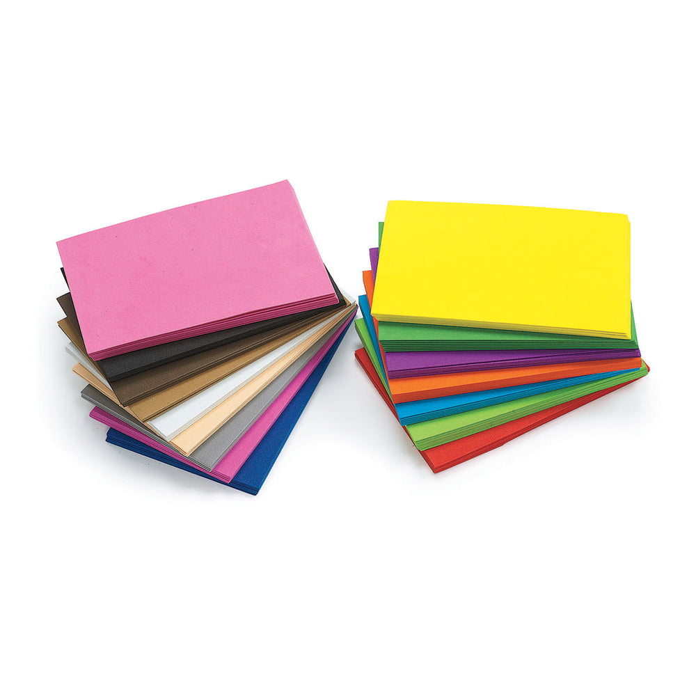 Kleuringen - Foam Papier Super Pack, 100 Vellen (16 kleuren)