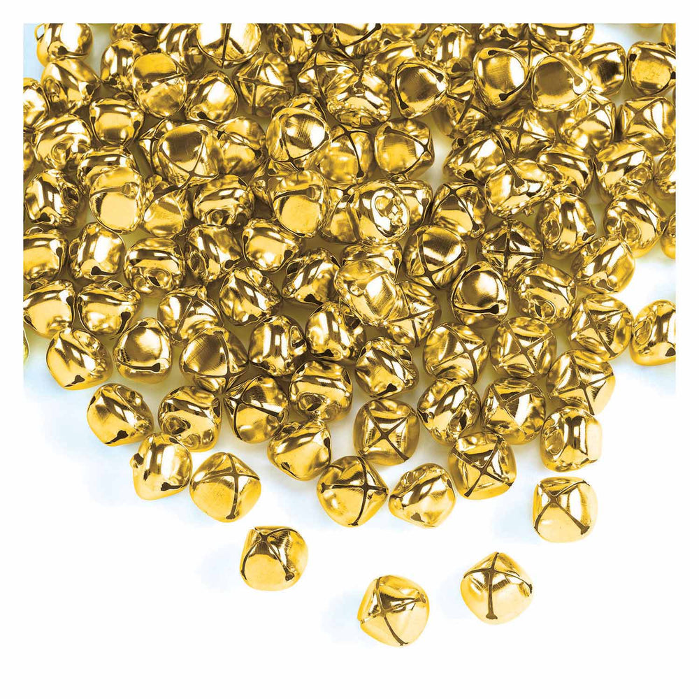 Kleuringen - gouden belletjes, 150st.