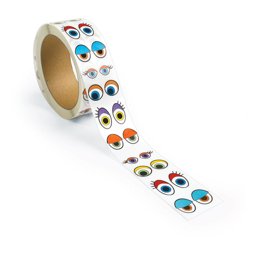 Kleuringen - Gekleurde Oogstickers, 2000st.
