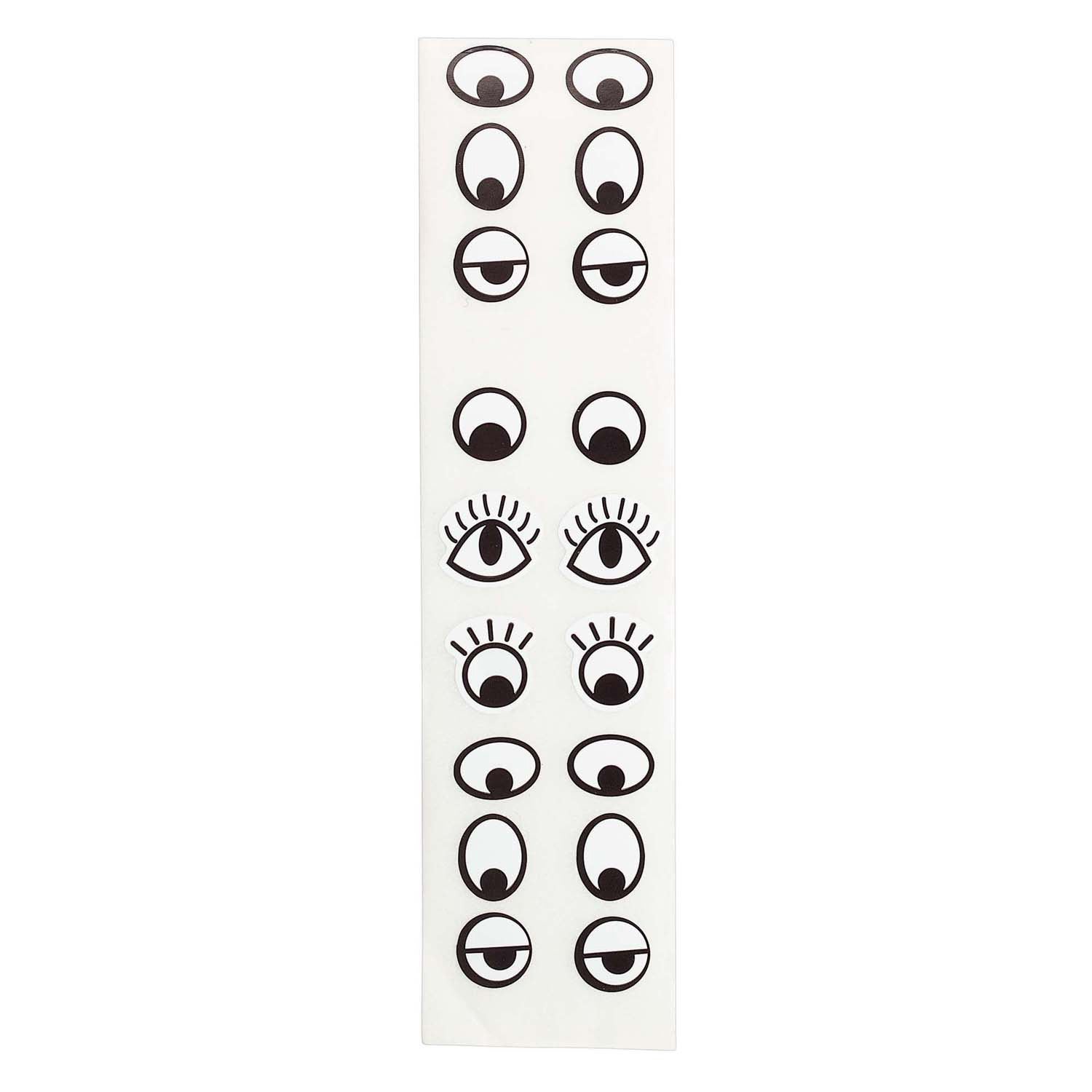 Kleuringen - Oogstickers, 2000st.