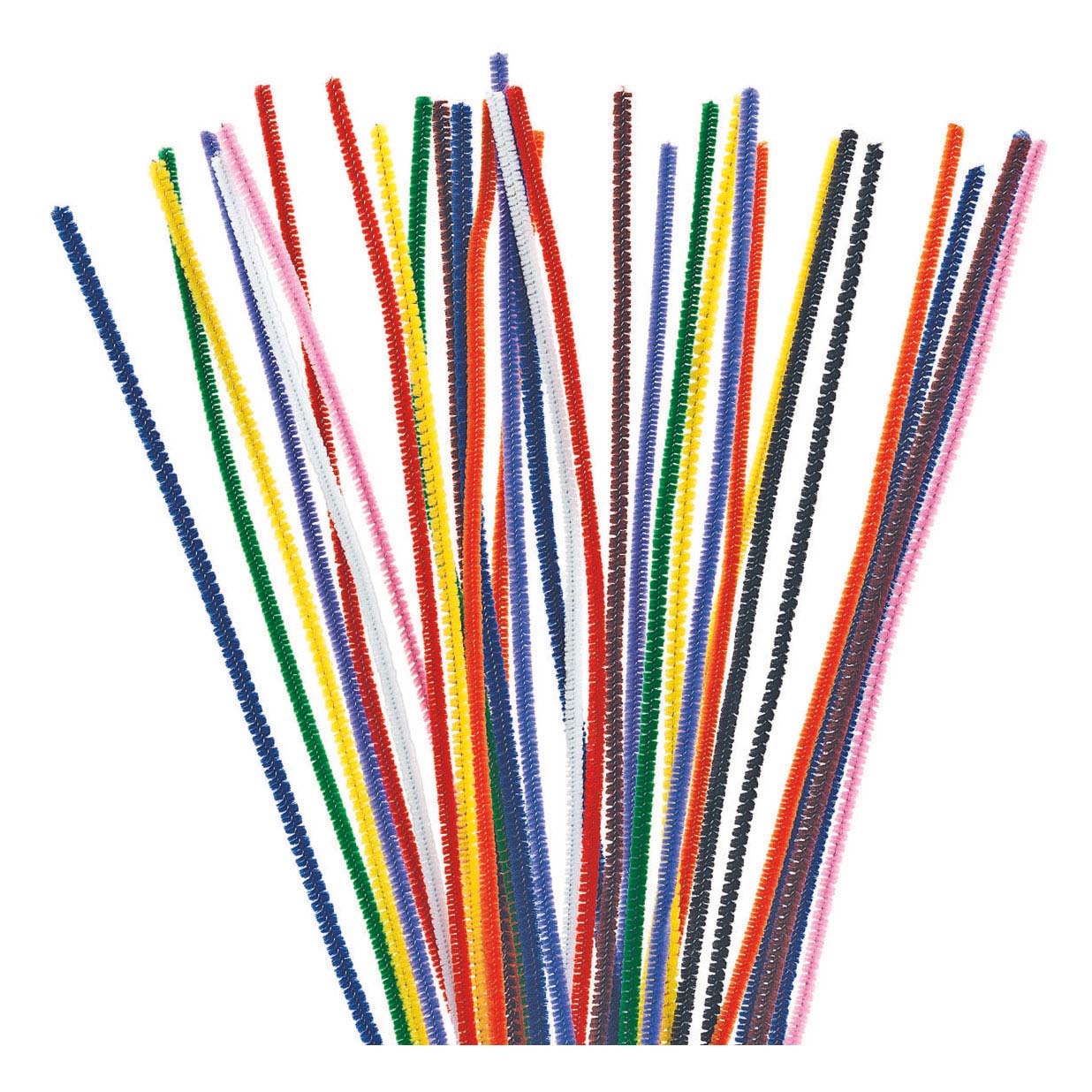 Kleuringen - Chenilledraad Kleur, 100st.