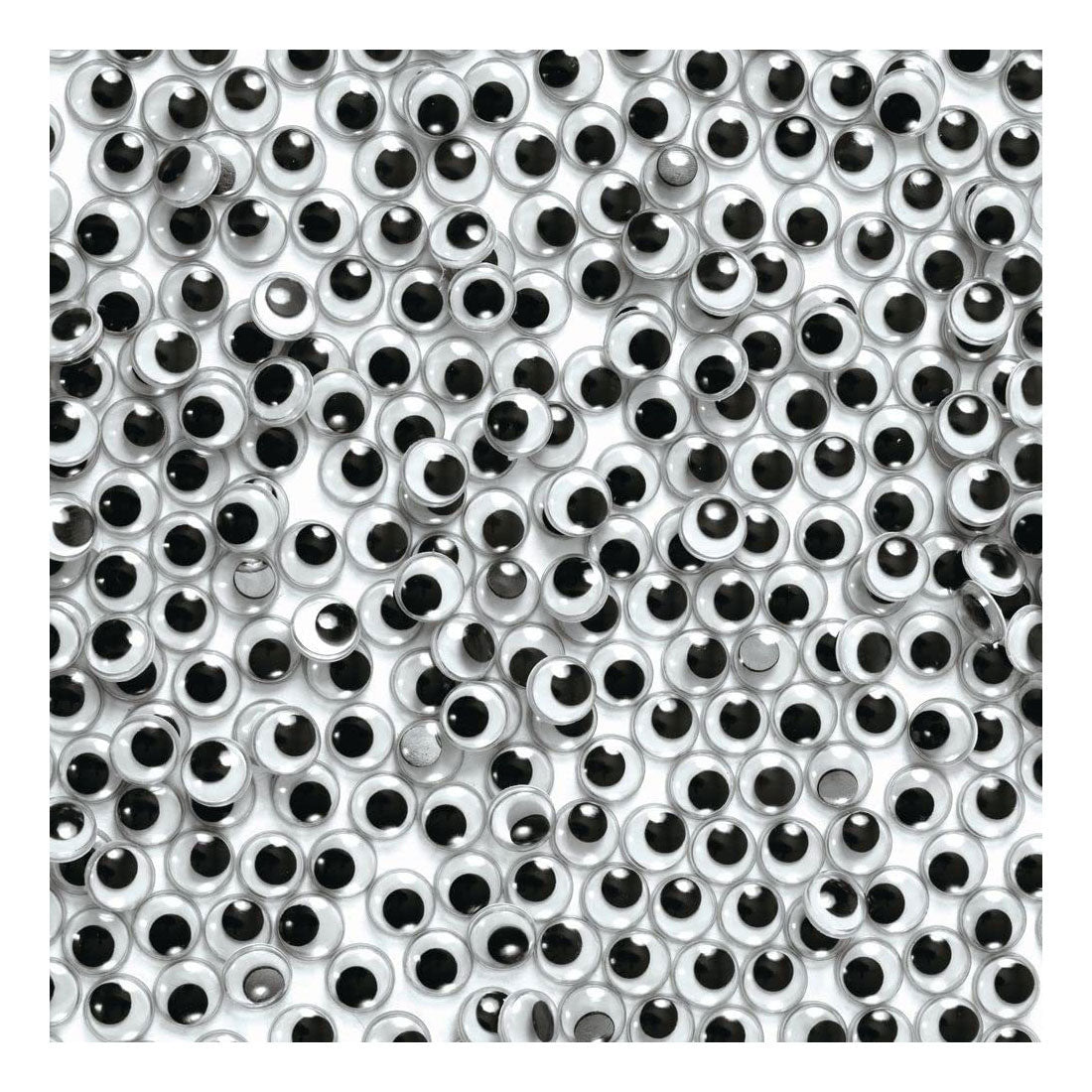 Kleuringen Wiebelende Oogjes Zwart, 1000st.