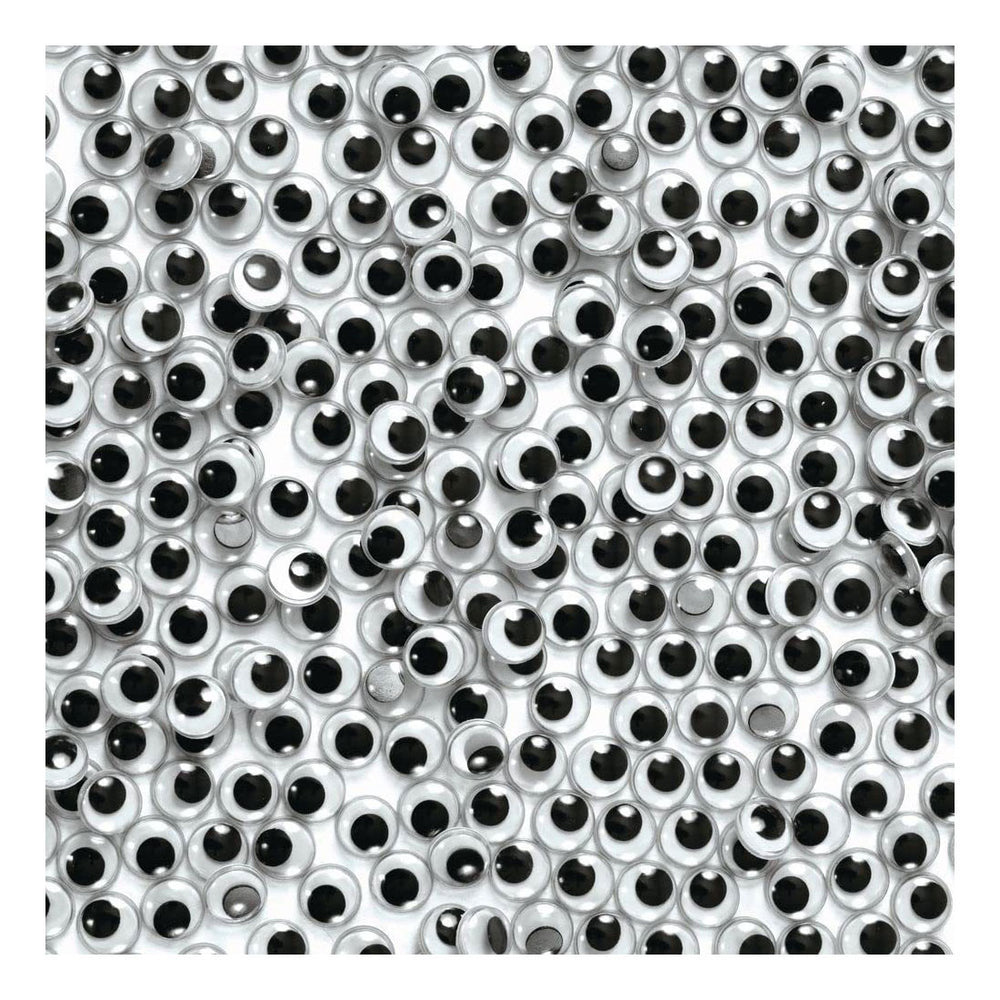 Kleuringen Wiebelende Oogjes Zwart, 1000st.