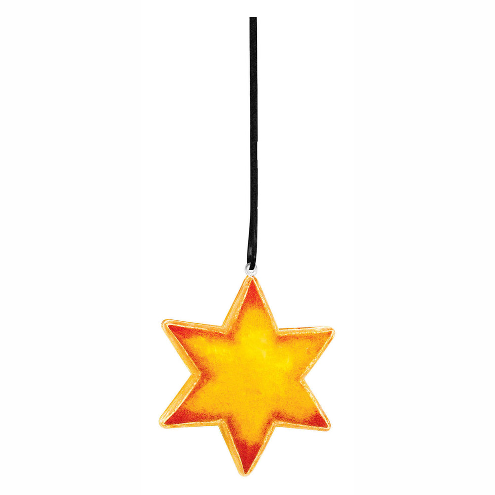 Kleuringen - Vulbaar Ornament Transparante Ster, Set van 12