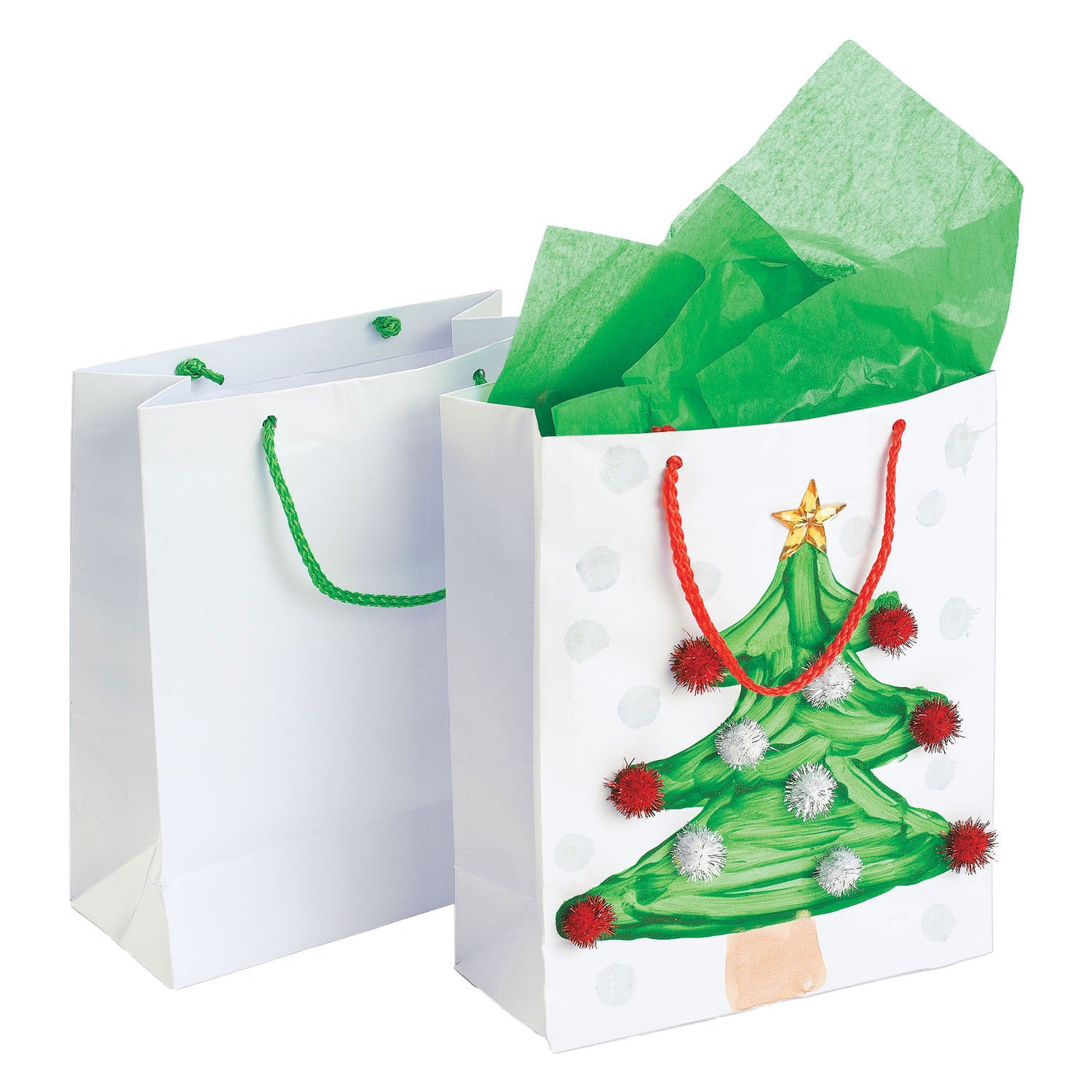 Kleuringen - versier je eigen cadeautasje, 24st.