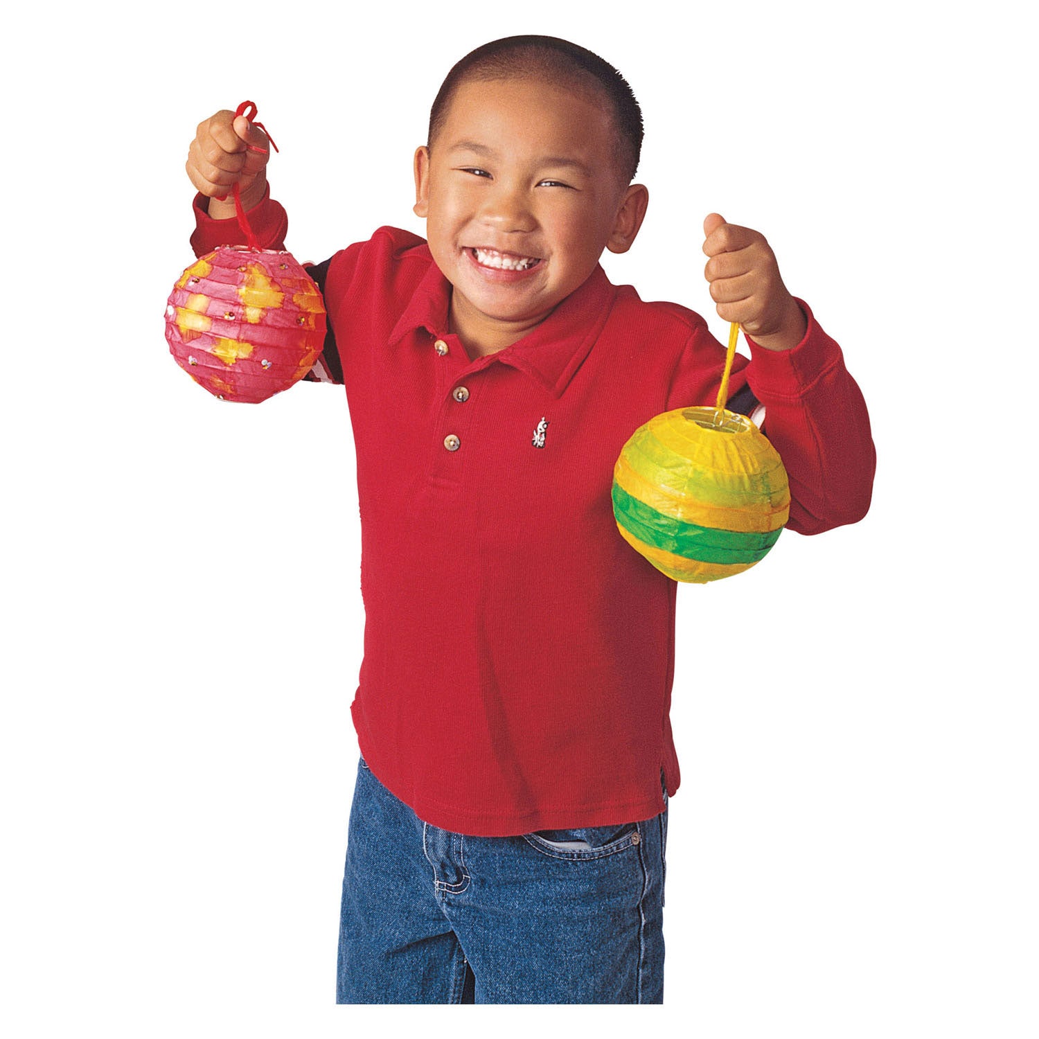 Kleuringen versier je eigen lampion, 12st.