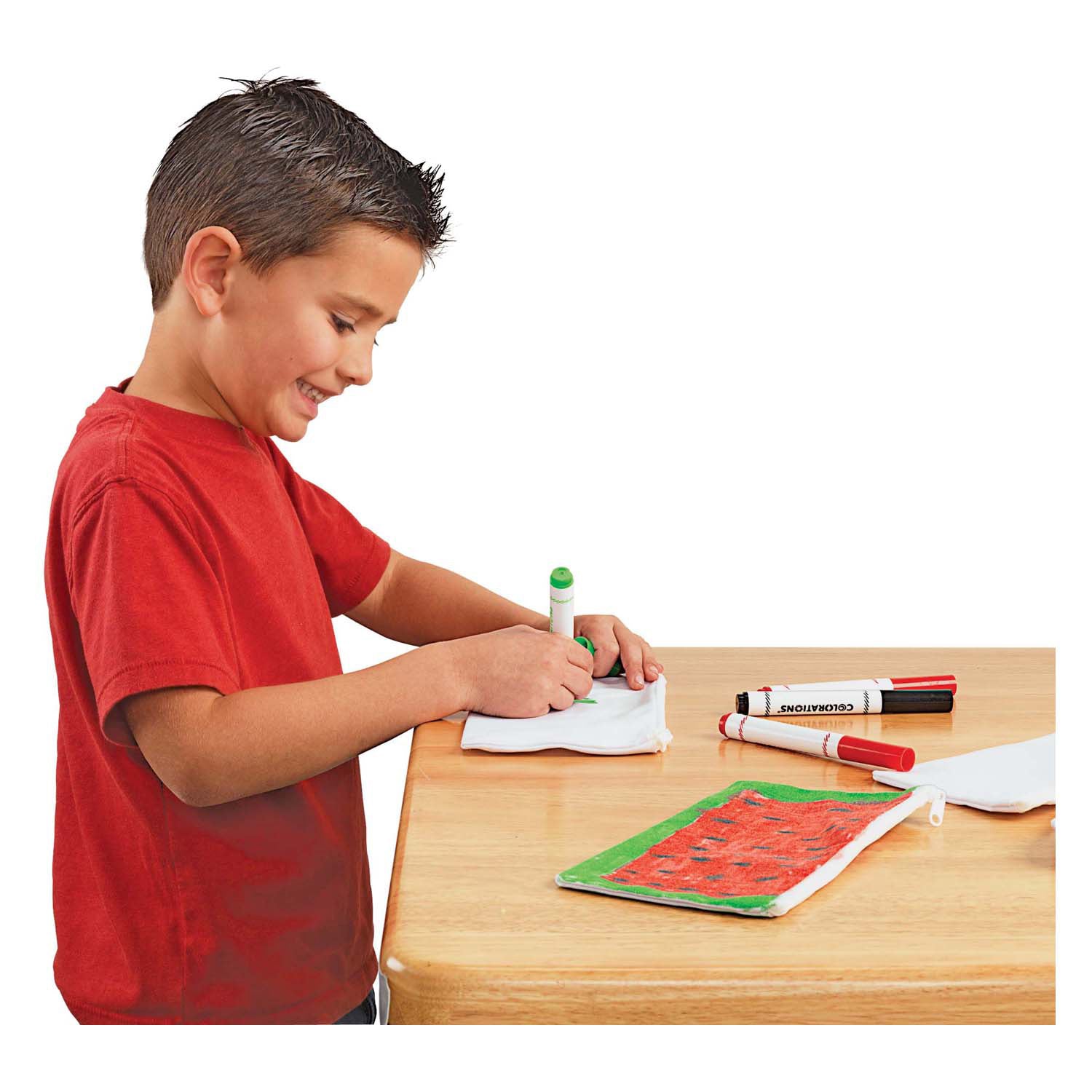 Kleuringen - versier je eigen etui canvas, set van 12