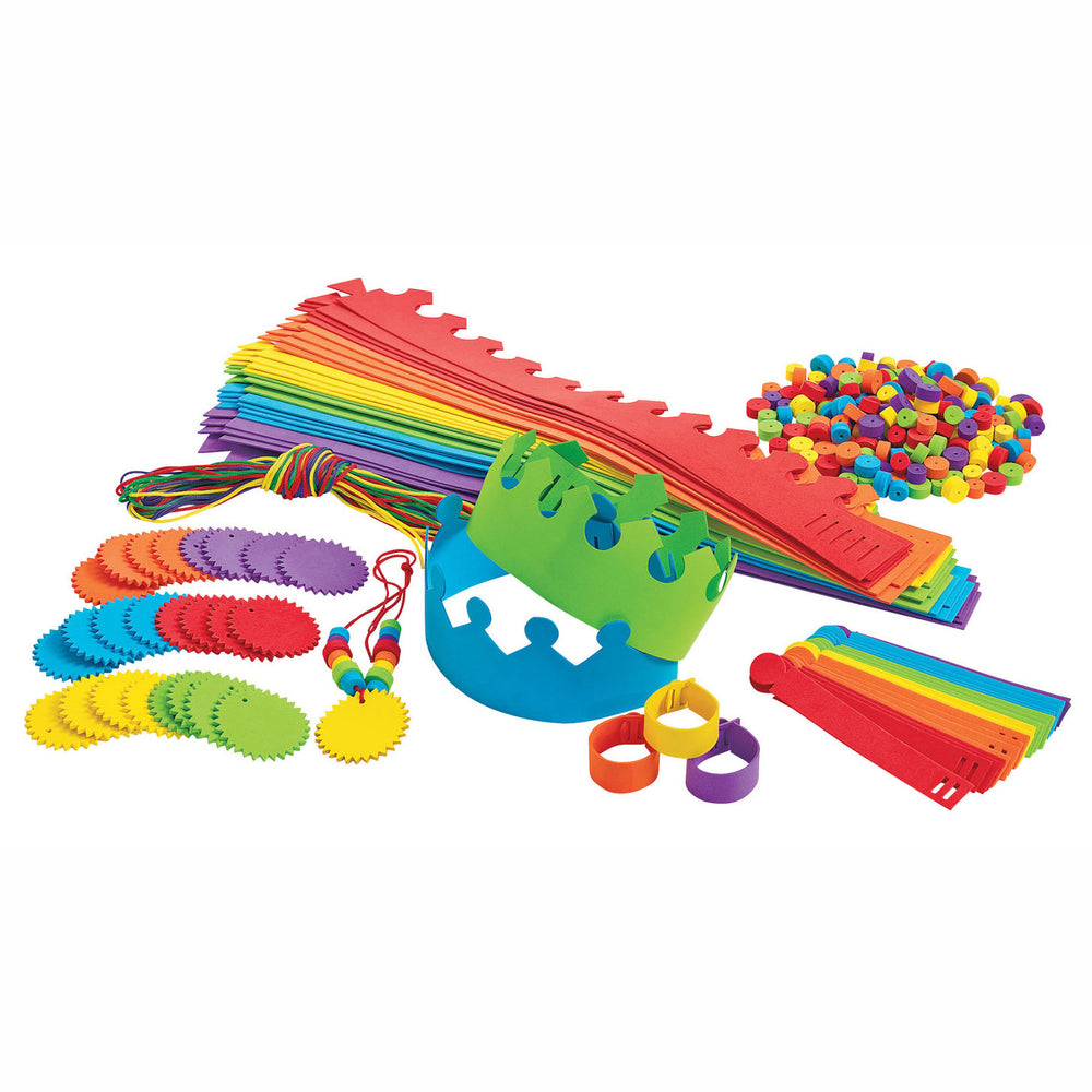 Colorations - maak een versier je eigen foam sieraden megapakket, 72 projecten