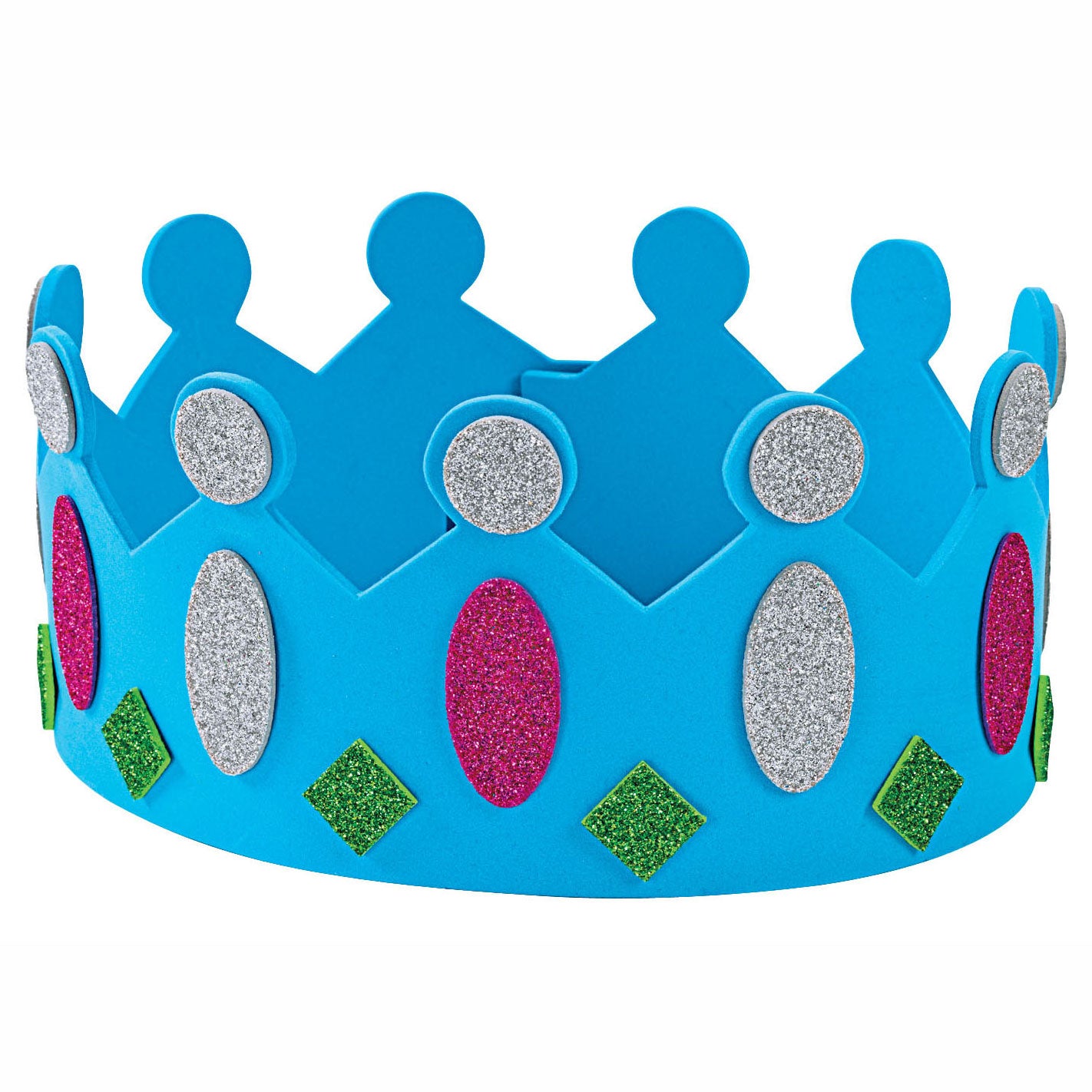 Kleuringen Knutselpakket Kroontjes Maken, 16st.