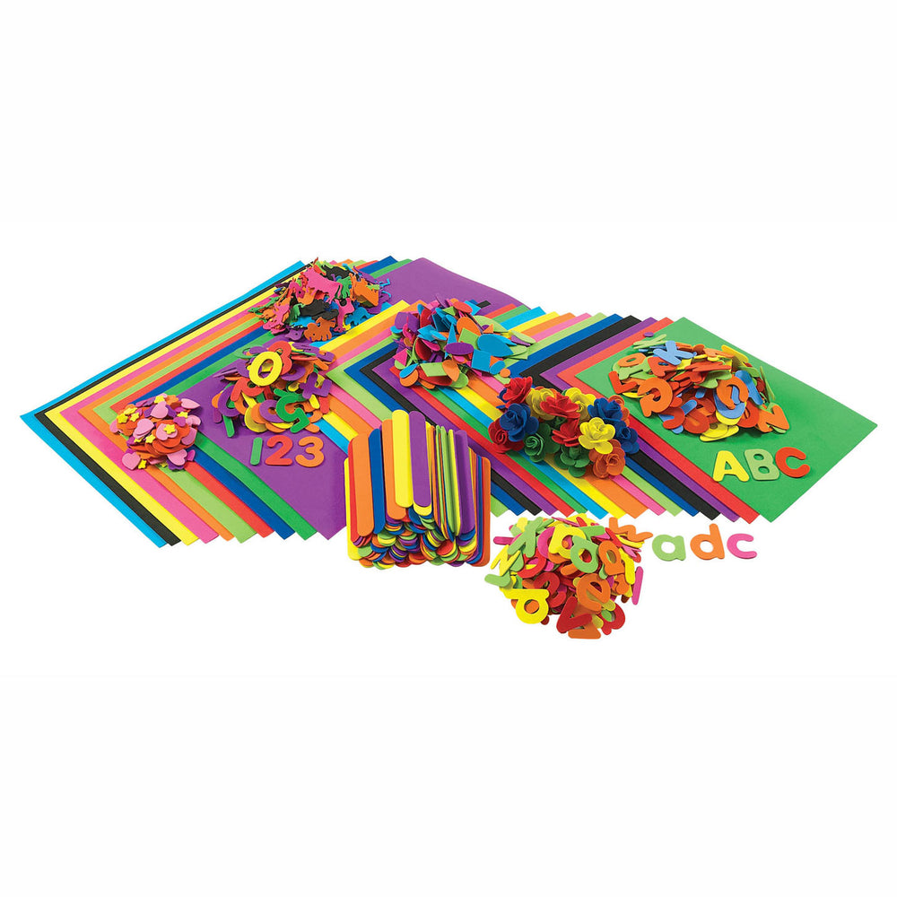 Kleuringen - Klaslokaal Foam Knutselset, 914dlg.