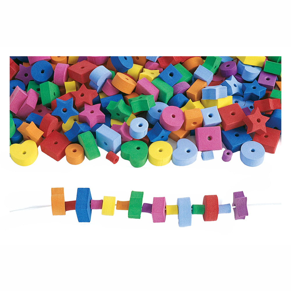 Kleuringen - Foam Figuren Kralenset, 500dlg.