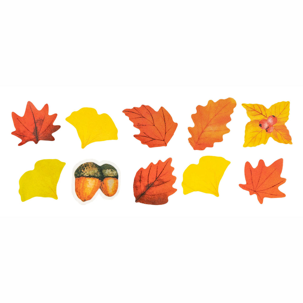 Kleuringen - Washi Stickers Herfstthema op Rol, 80st.