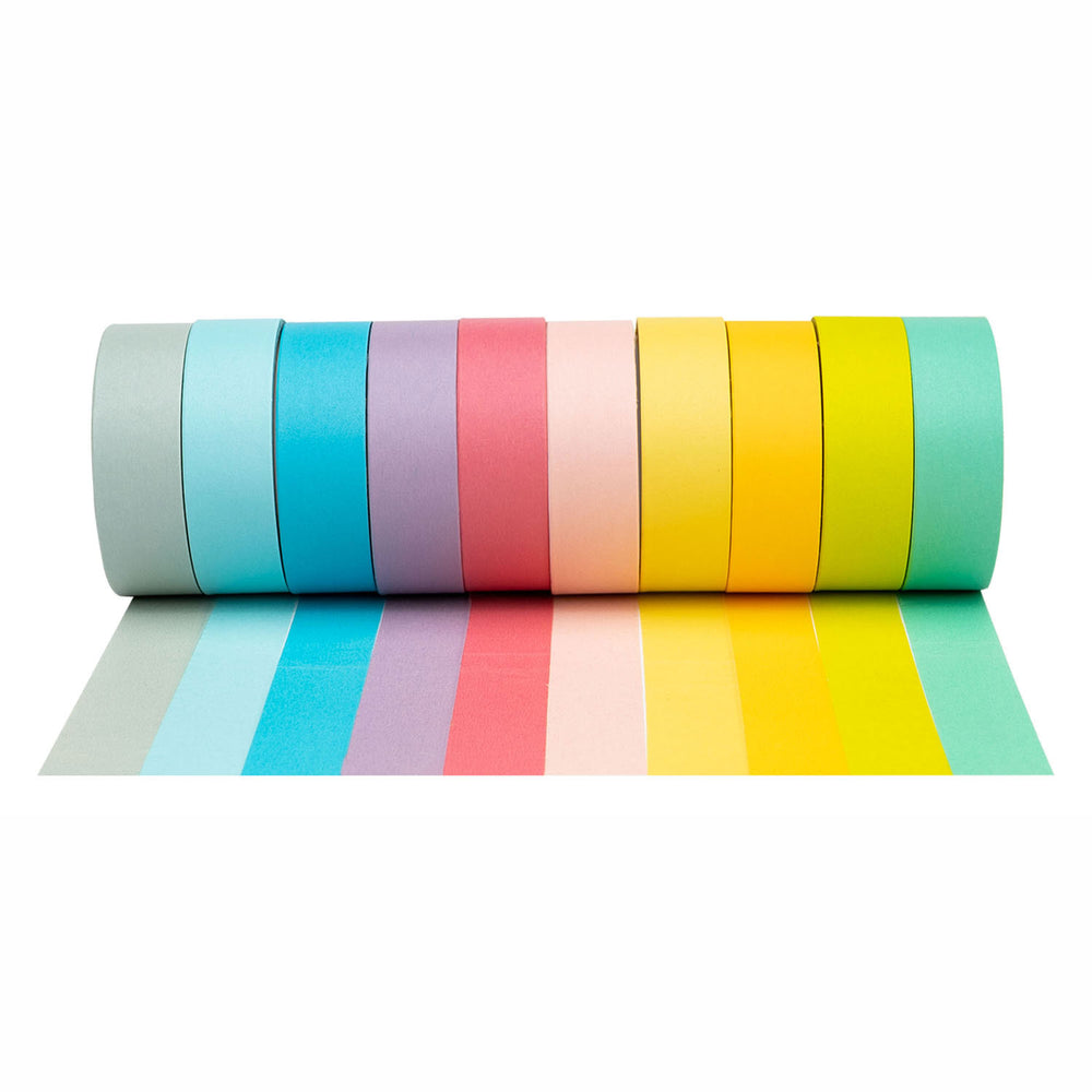 Colorations - Washi Tape Pastelkleuren, Set van 10