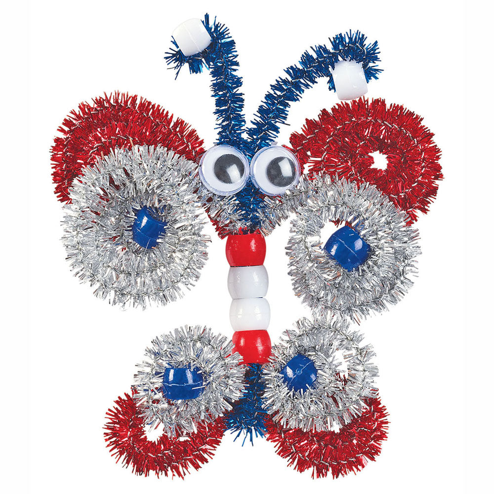 Kleuringen - Chenilledraad Glitter, 100st.