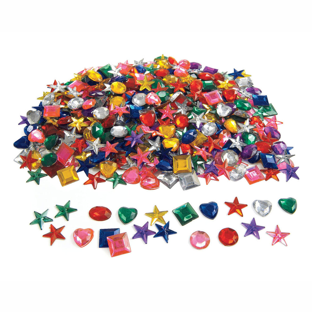 Kleuringen - Glitter Strasstenen Vormen, 570st.