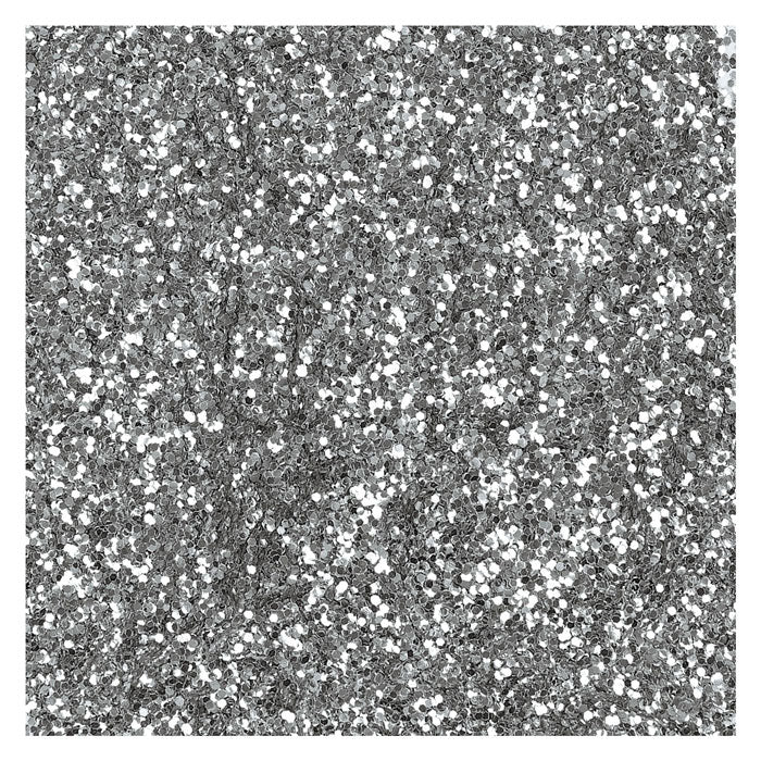 Kleuringen - biologische afbreekbare glitter - zilver, 113 gram