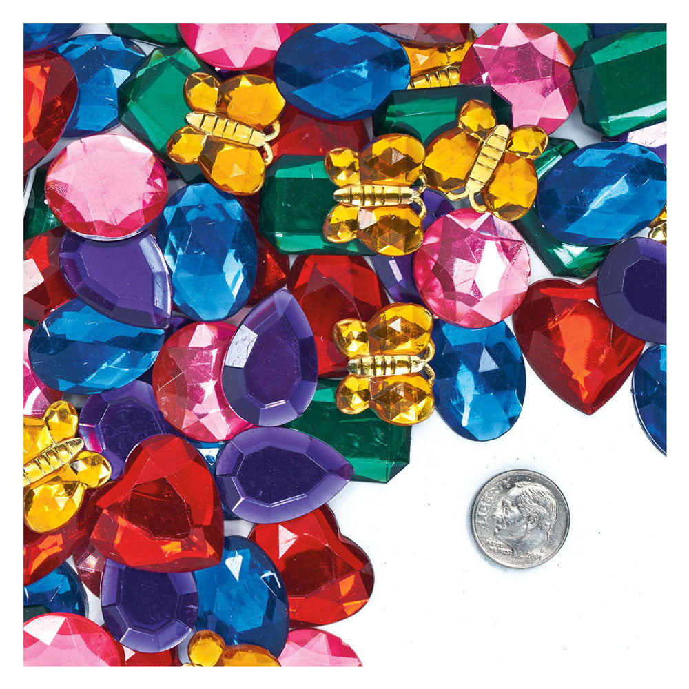 Colorations - glitterende strass steentjes groot, 453 gram