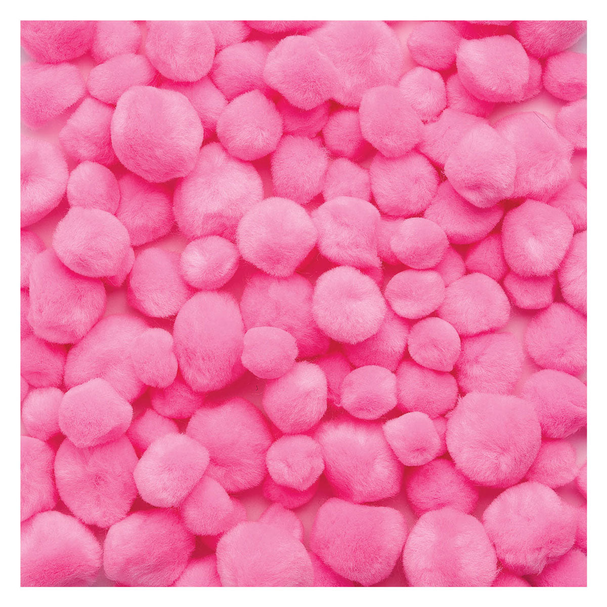 Colorations - pompons roze, 100st.