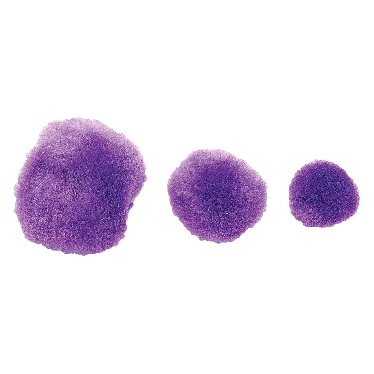 Colorations - pompons paars, 100st.