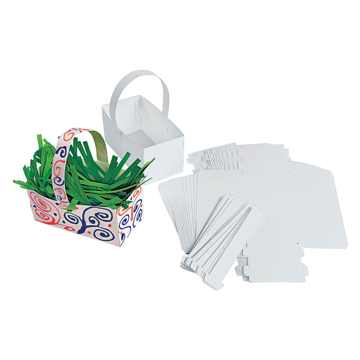 Colorations - opvouwbare papieren manden, set van 20