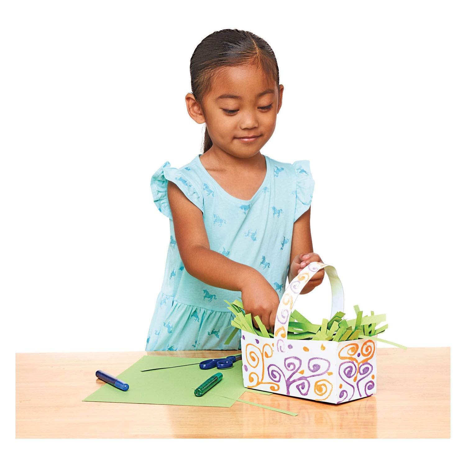 Colorations - opvouwbare papieren manden, set van 20