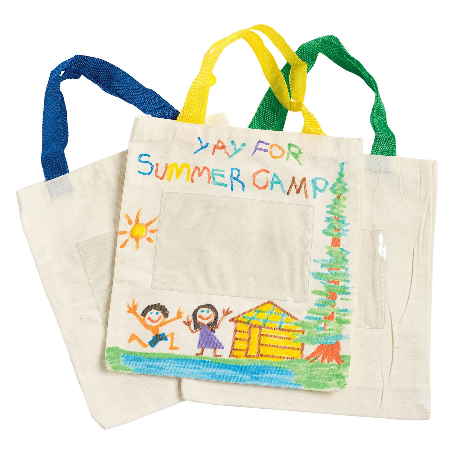 Colorations - schoudertas met fotovak, set van 12