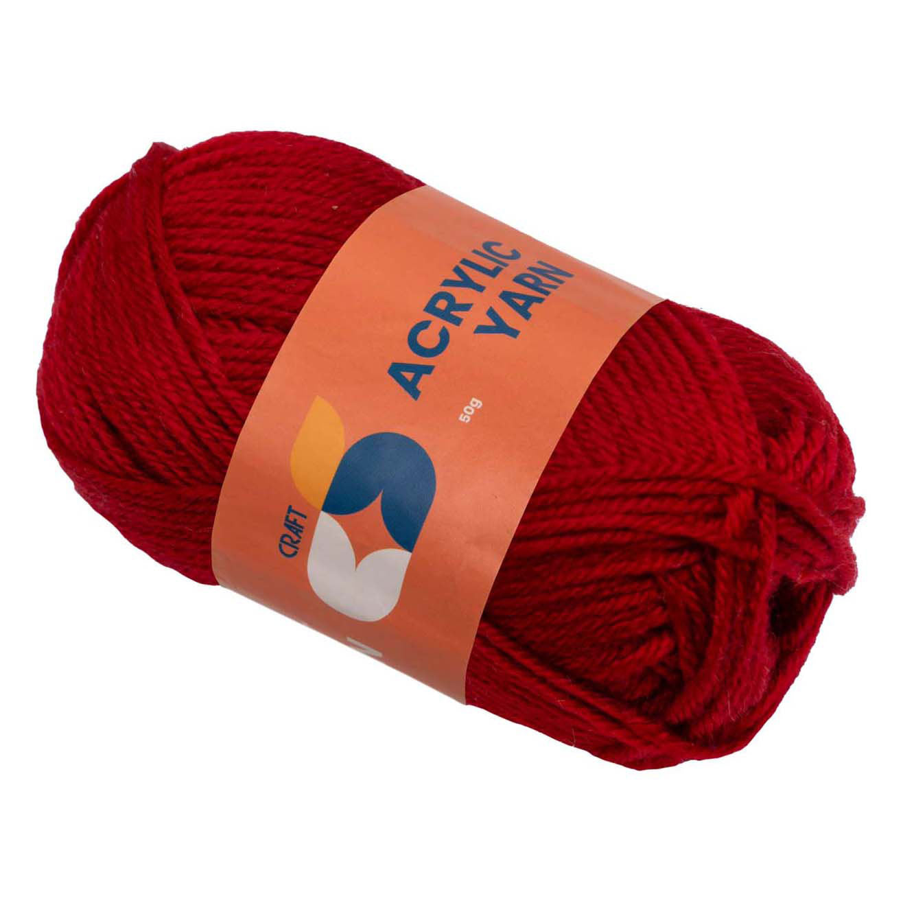 Kleurstoffen - acrylgaren rood, 50g