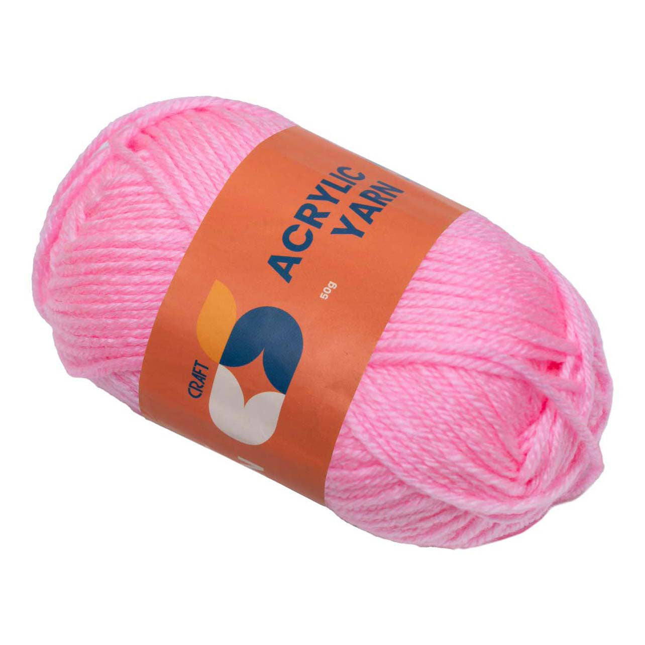 Kleurstoffen - acrylgaren roze, 50g