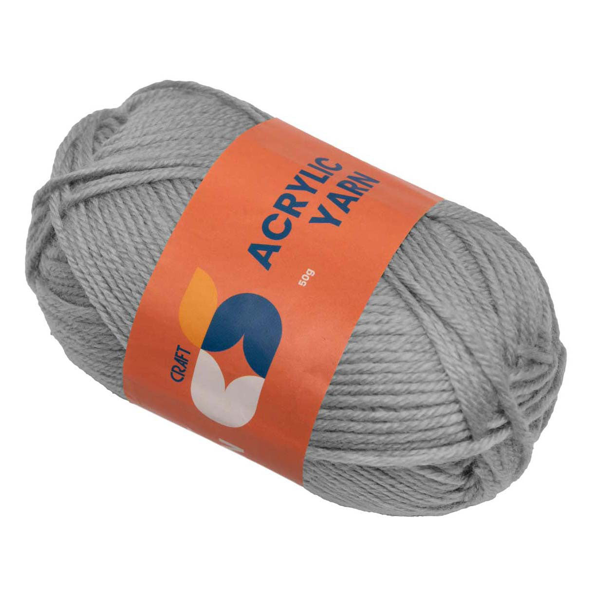 Kleurstoffen - acrylgaren grijs, 50g