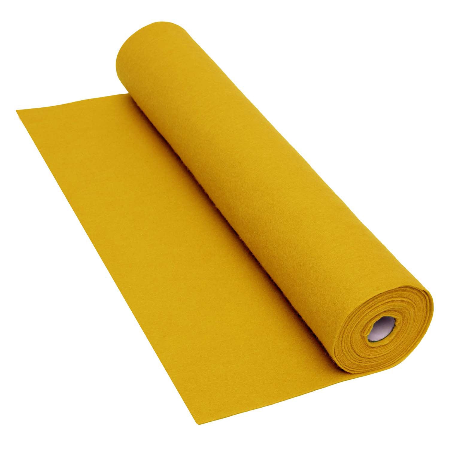 Colorations - donkergele viltrol - 160 gsm, 5 mx 45 cm