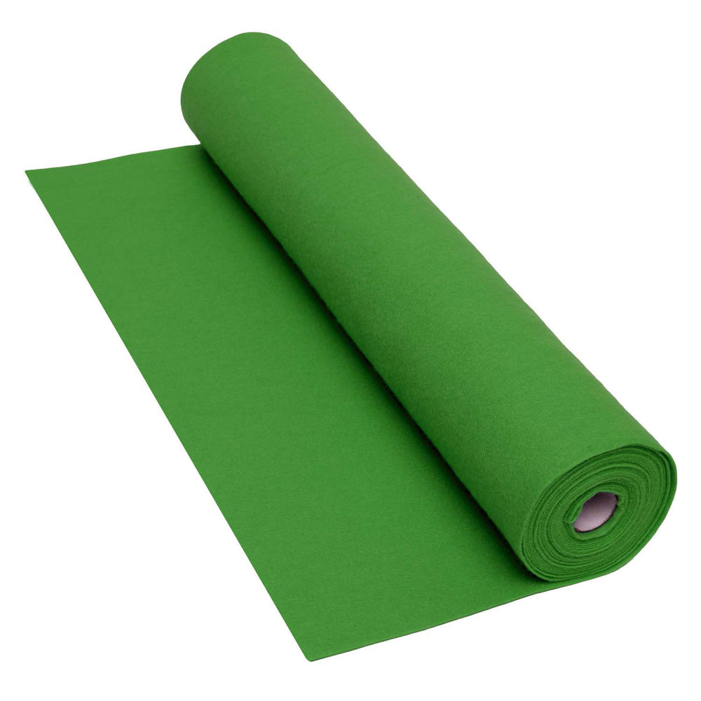 Kleuringen - groene viltrol - 160 gsm, 5 mx 45 cm