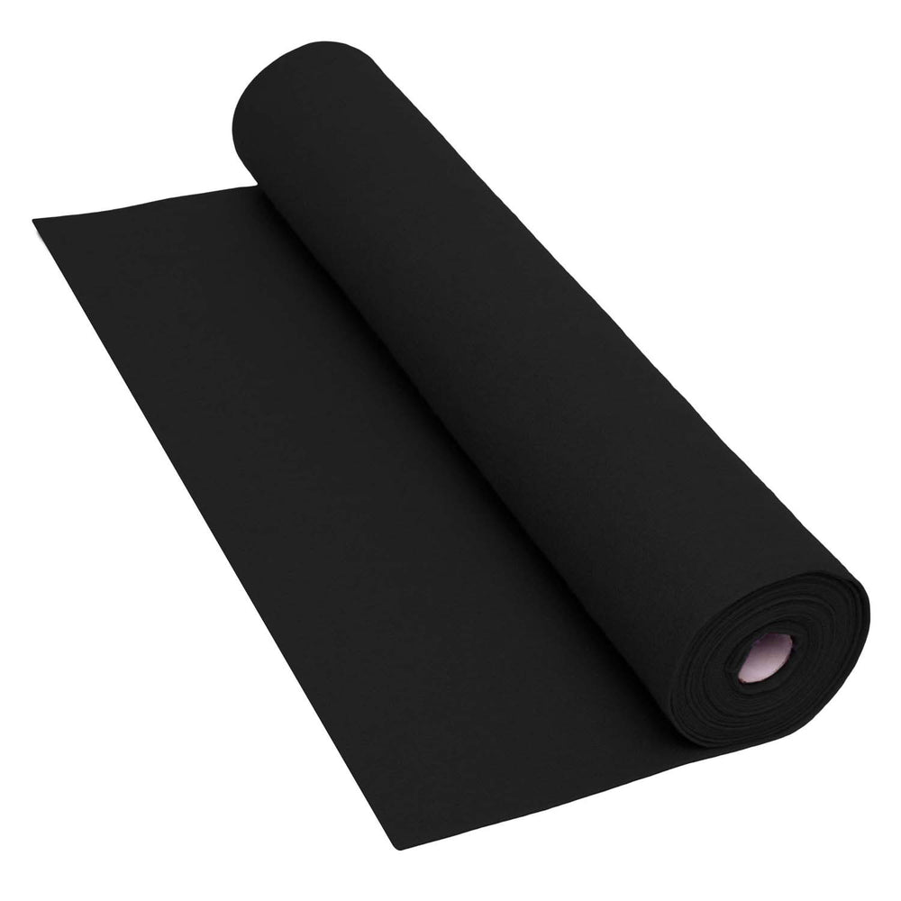 Kleuringen - zwarte viltrol - 160 gsm, 5 mx 45 cm